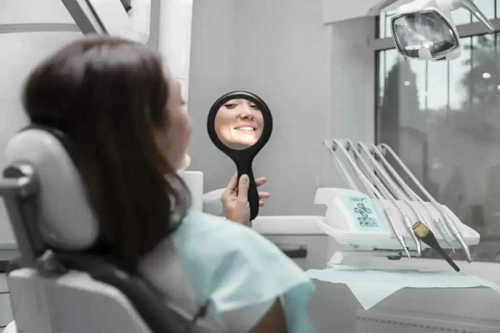 Smiling patient after treatment &ndash; Can Laser Teeth Whitening Remove Deep Stains Bognor Regis